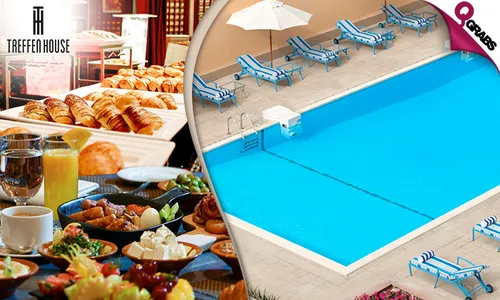 Breakfast Buffet & Pool Access at Treffen House Hotel!